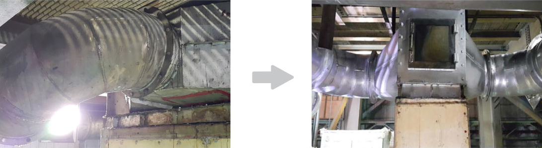 CGL(Continuous Galvanizing Line) Exhaustion System Improvement