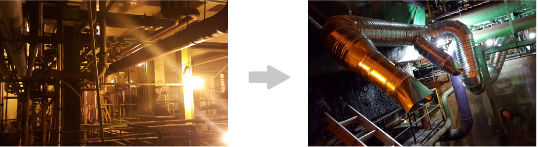 Basement plate facility ventilation system installation